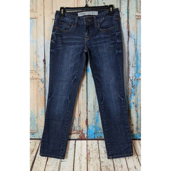 Charlotte Russe Womens Size 2 Skinny Roll Up Jeans - Picture 1 of 6